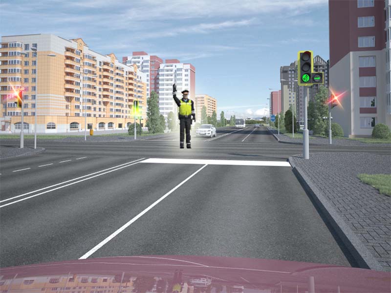Оңға бұрылған кездегі Сіздің әрекеттеріңіз: