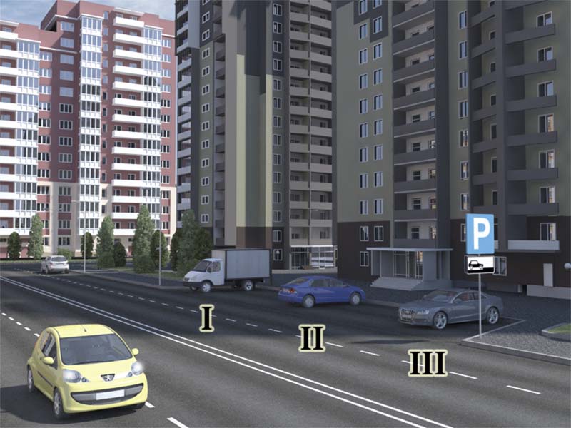 Осы жағдайда көрсетілген автомобильдердің қайсысының жүргізушісі тұрақ…