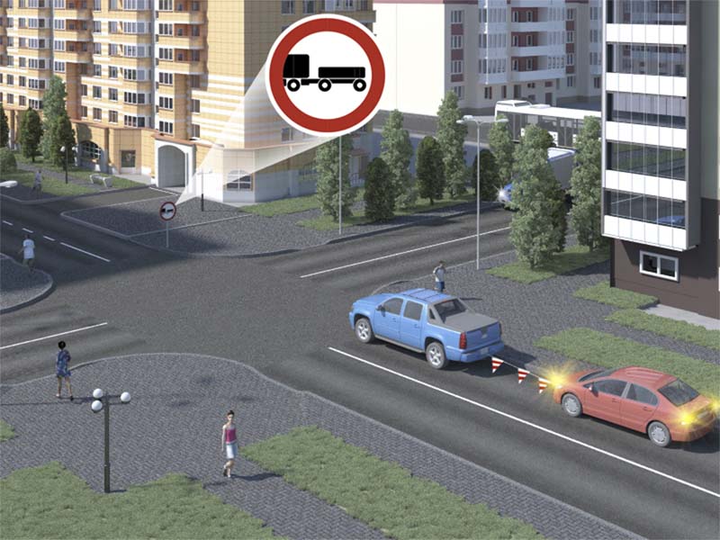 Осы жағдайда көк түсті жеңіл автомобильдің жүргізушісіне қиылыстан тура…