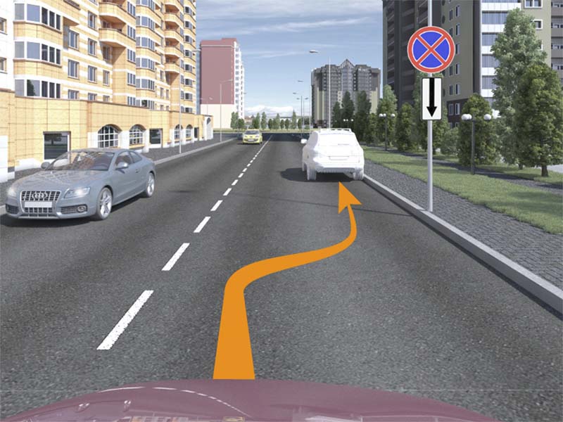 Осы жол белгілерінен өткеннен кейін Сізге тұраққа қоюға рұқсат етіле ме?