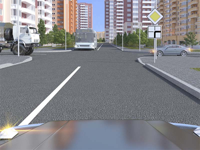 Солға бұрылған кезде Сіз кімге жол бересіз?