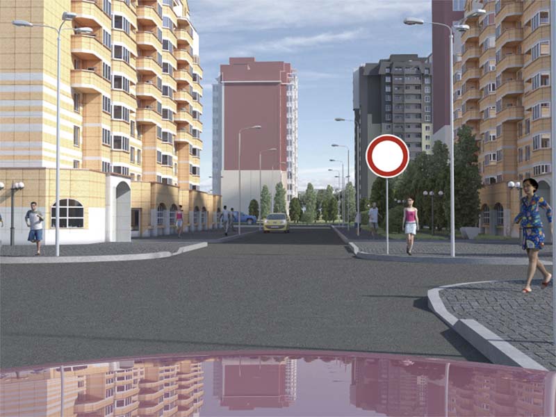 Сізге жол белгісінен кейін орналасқан, өзіңіз тұратын үйге дейін баруға…