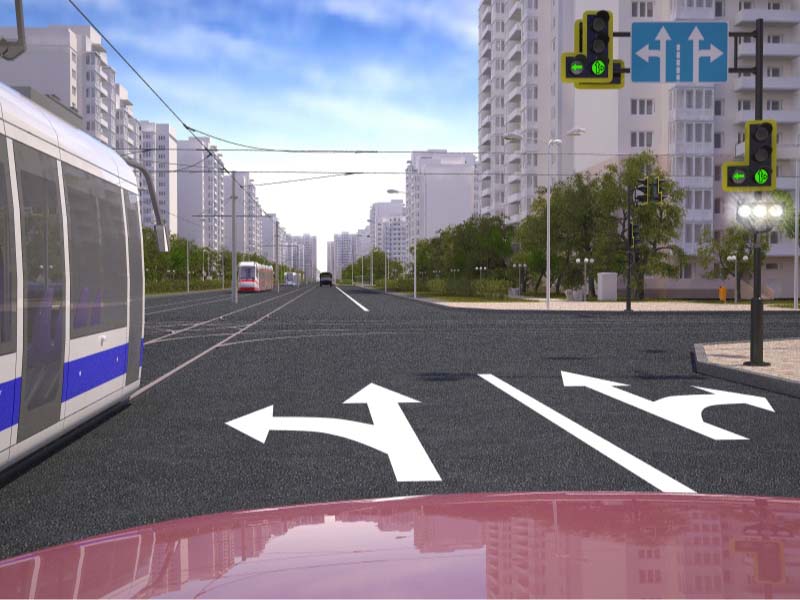 Солға бұрылған кездегі әрекеттеріңіз: